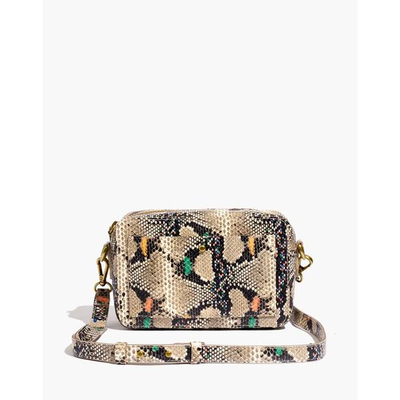 Madewell Snake Print Crossbody Bag - Picture 1 of 14